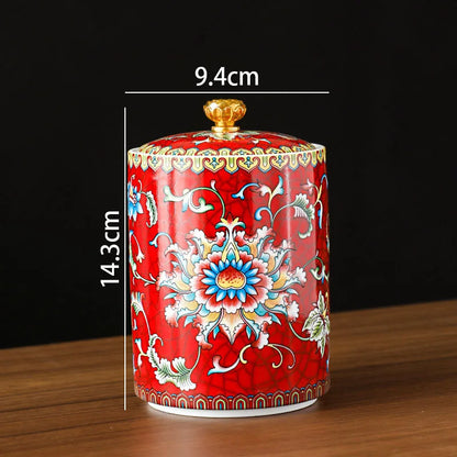 Ceramic Decorative Canister
