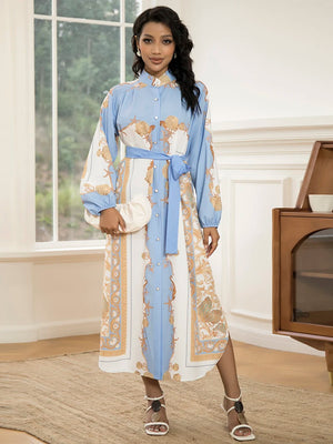 Women's Elegant Dress With Belt