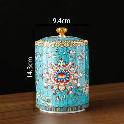 Ceramic Decorative Canister