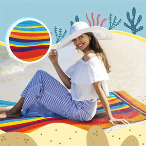 Extra Large Striped Beach Towel