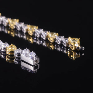 Fancy Light Yellow Tennis Bracelet