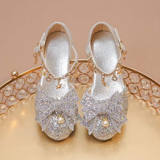 Girls Glitter Rhinestone Shoes