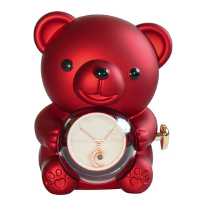 Eternal Rose Bear Gift Box With Necklace