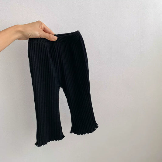 Girls High Waist Flared Pants