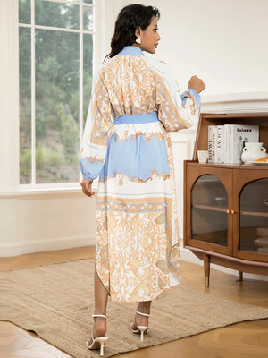 Women's Elegant Dress With Belt