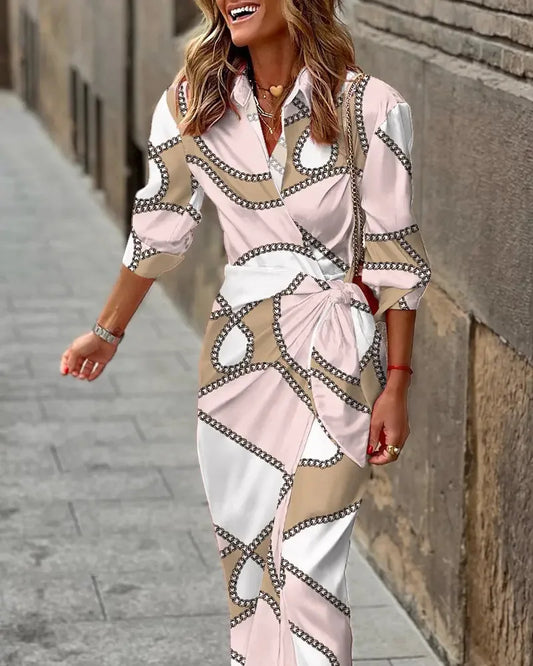 Women's Spring/Summer Printed Dress
