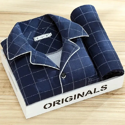 Men's Striped Pajamas Set