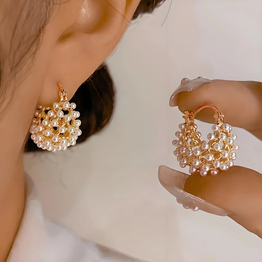 Luxury Pearls Plated Posts