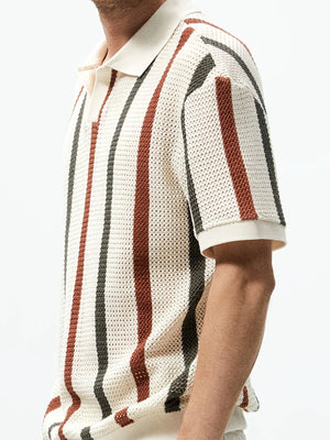 Men's Chunky Knit Summer Shirt