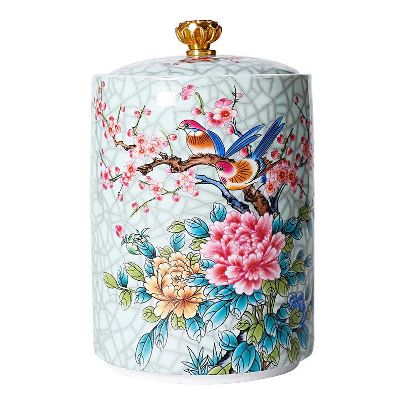 Ceramic Decorative Canister