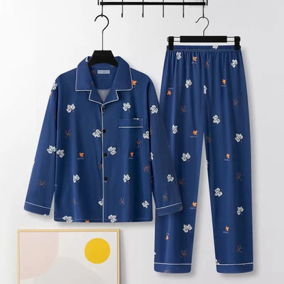 Men's Striped Pajamas Set