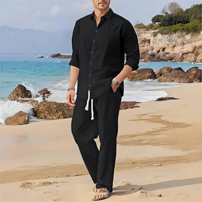 Men's New Fashion Casual Pants Set