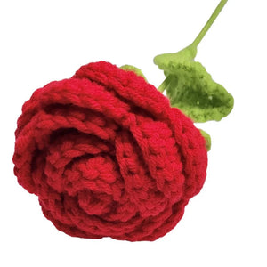 Open image in slideshow, Multi-Color DIY Knitting Rose Bouquet
