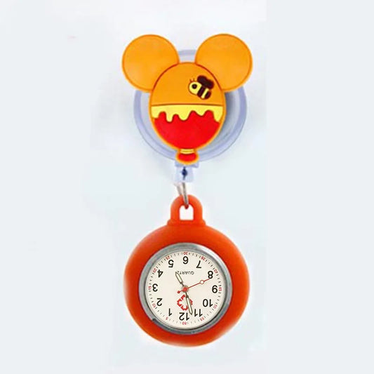 Retractable Cartoon Pattern Pocket Watches