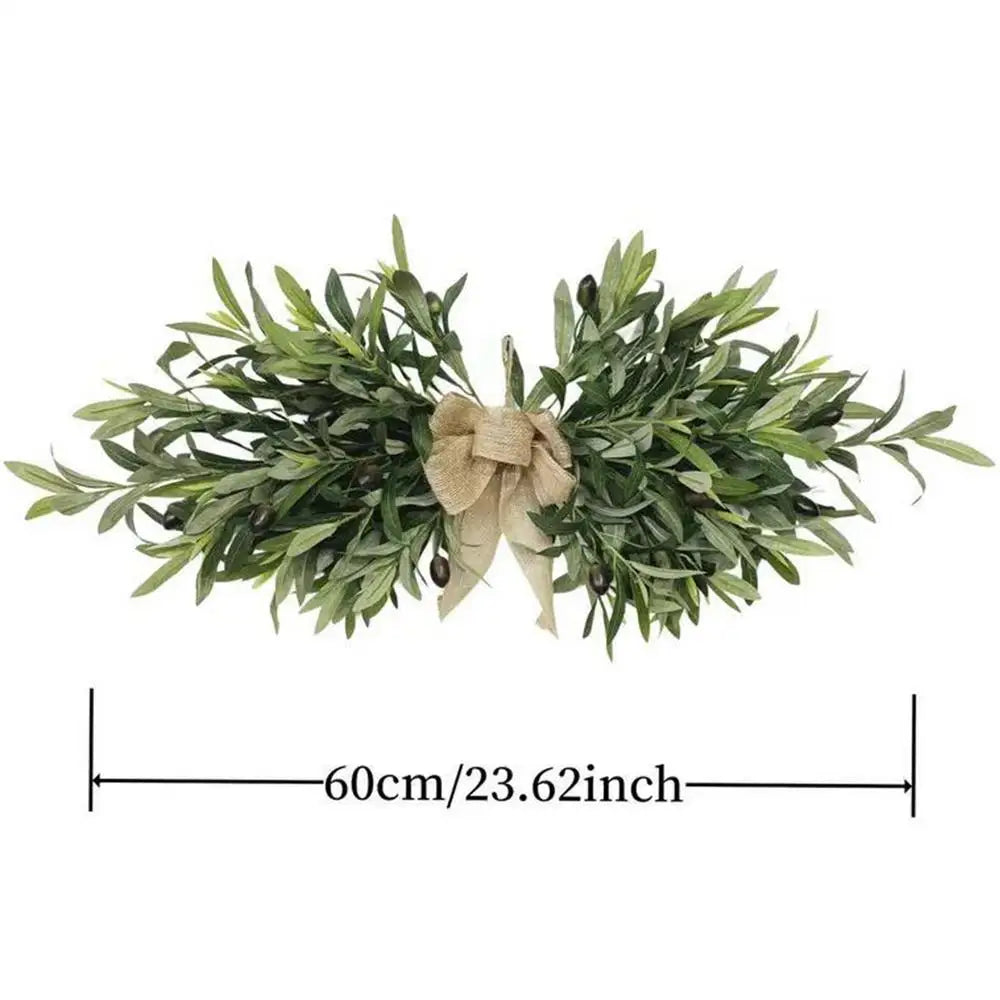 Artificial Olive Outdoor Wreath
