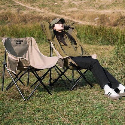 Outdoor Folding Moon Chairs