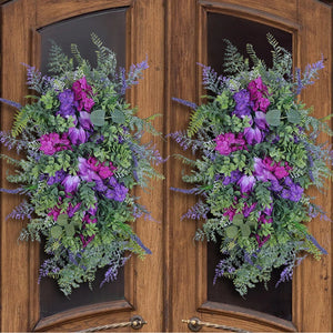 Spring Tulip Door Wreath