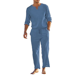 Open image in slideshow, Men&#39;s Spring/Summer Linen Set
