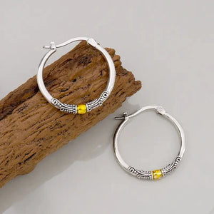 Vintage Design Charming Hoop Earrings