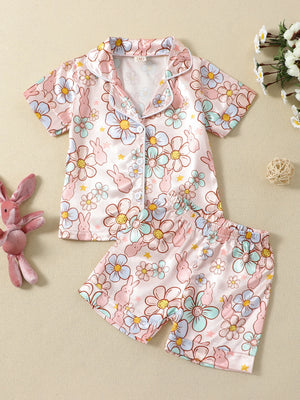 Girls Easter Pajamas Set