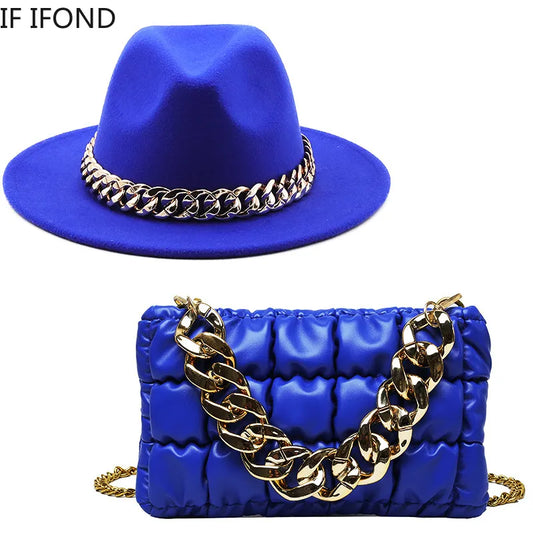 Fedora Hats/ Luxury Handbag