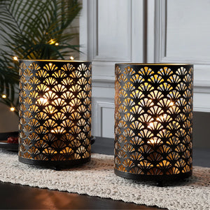 Black Metal Table Lamp 2Pcs