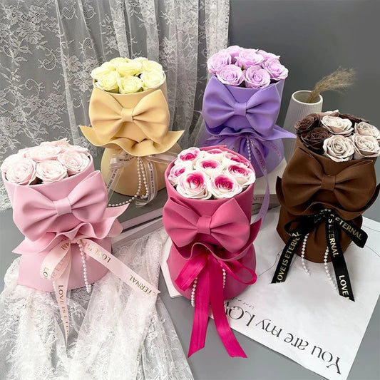 Large Bow Creative Rose Bouquet