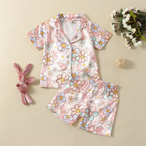 Girls Easter Pajamas Set
