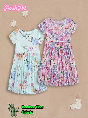 Open image in slideshow, Spring/Summer Floral Print Dresses
