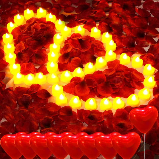 Heart Shaped LED Candles