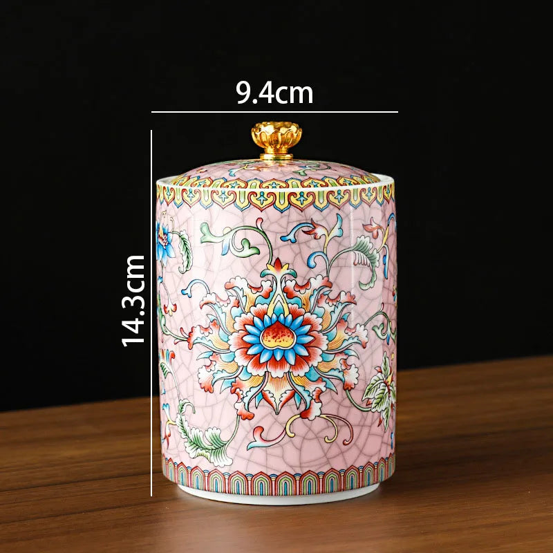 Ceramic Decorative Canister