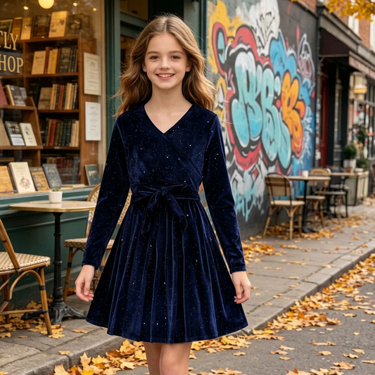 Girls Fashion Sequin Dress