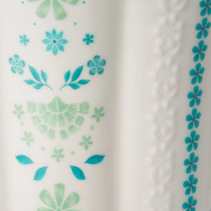 Flower Patterned Ceramic Planter