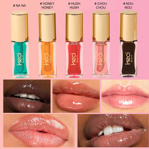 Open image in slideshow, Tinted Lip Plumping Gloss 5PCS
