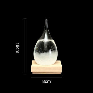 Open image in slideshow, Desktop Droplet Storm Glass Bottle
